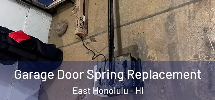  Garage Door Spring Replacement East Honolulu - HI